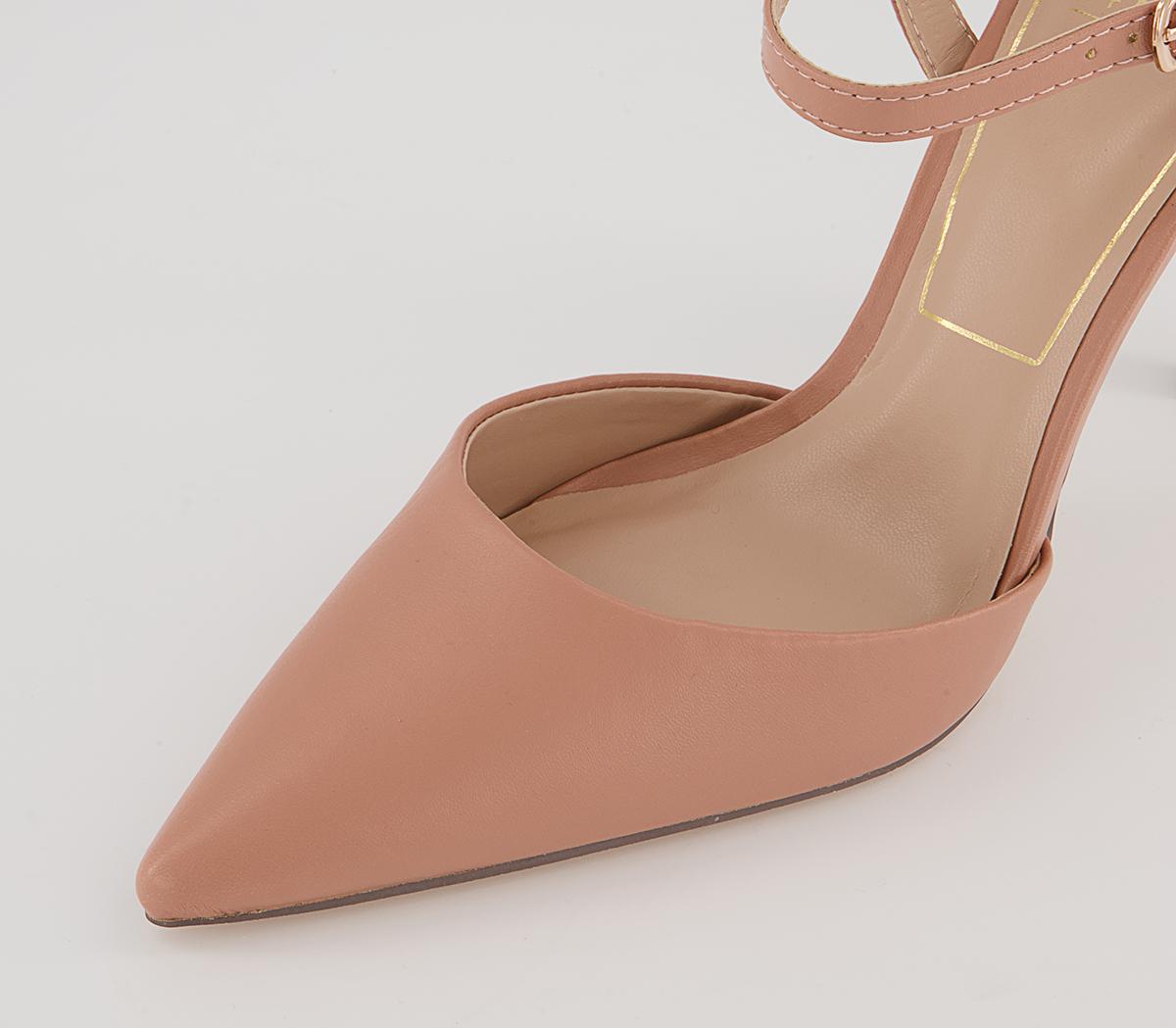 Office Hoop Open Back Court Heels Office Hoop Open Back Court Heels Nude