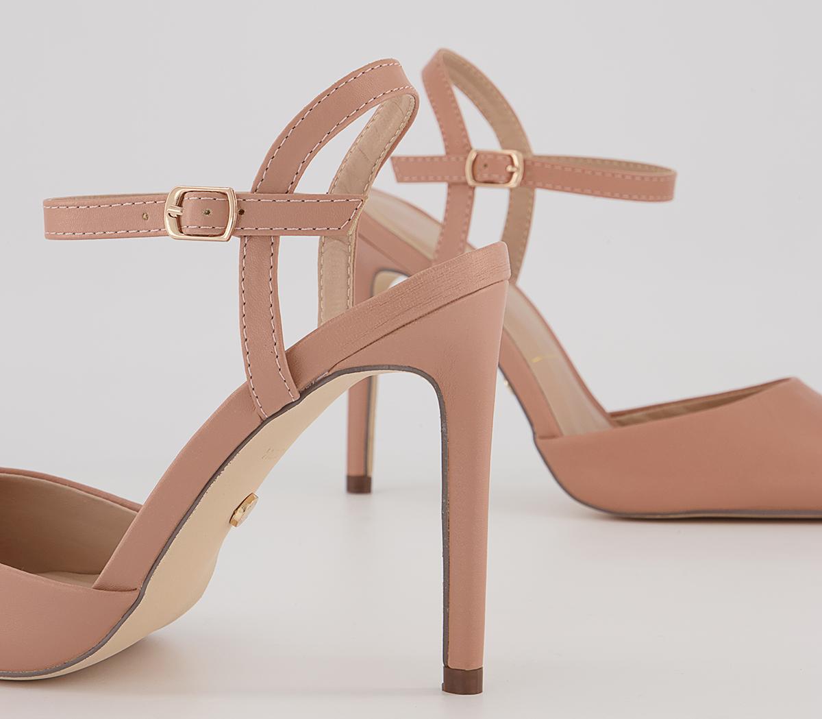 Office Hoop Open Back Court Heels Office Hoop Open Back Court Heels Nude