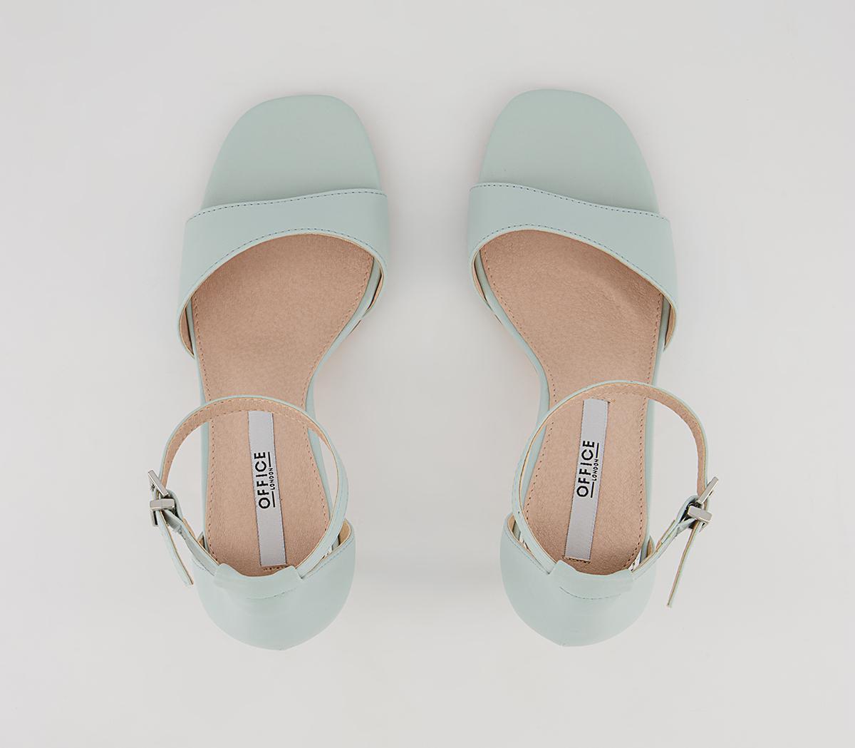 Office Mixer Two Part Stiletto Heeled Sandals Office Mixer Two Part Stiletto Heeled Sandals Blue