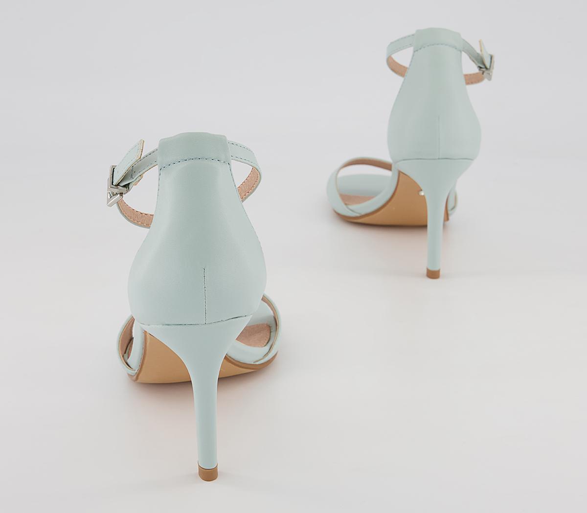 Office Mixer Two Part Stiletto Heeled Sandals Office Mixer Two Part Stiletto Heeled Sandals Blue