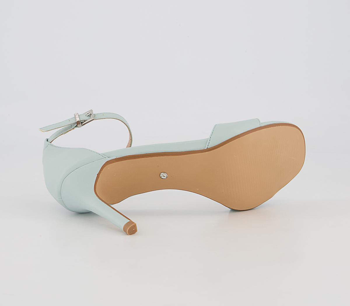 Office Mixer Two Part Stiletto Heeled Sandals Office Mixer Two Part Stiletto Heeled Sandals Blue