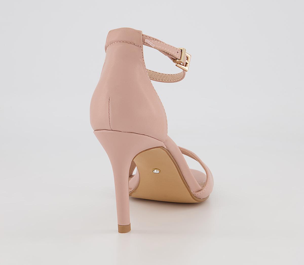 Office Mixer Two Part Stiletto Heeled Sandals Office Mixer Two Part Stiletto Heeled Sandals Nude