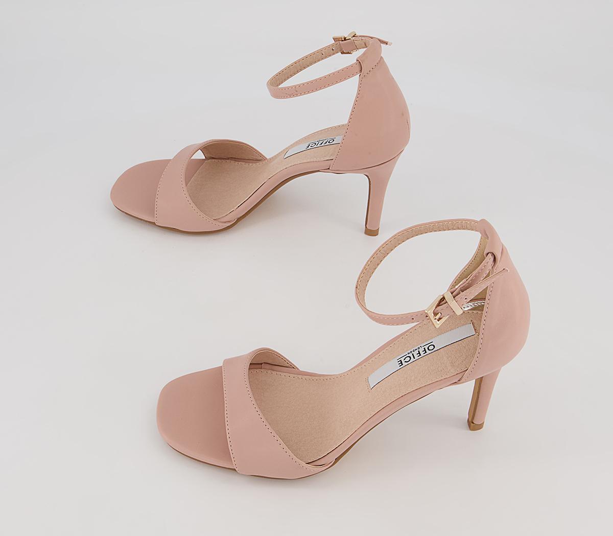 Office Mixer Two Part Stiletto Heeled Sandals Office Mixer Two Part Stiletto Heeled Sandals Nude