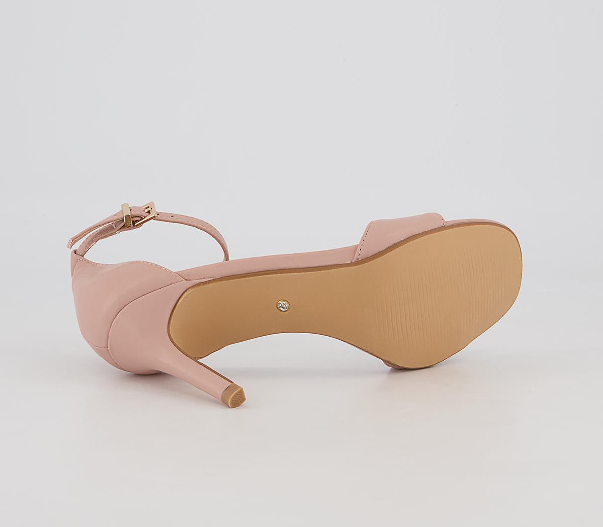Office Mixer Two Part Stiletto Heeled Sandals Office Mixer Two Part Stiletto Heeled Sandals Nude