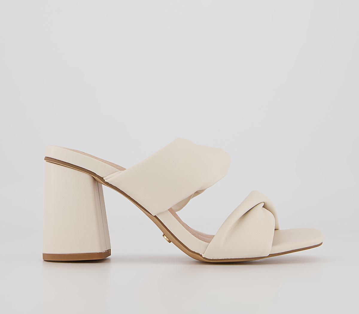 Office Millcrest Twist Vamp Block Heeled Slip On Mules Office Millcrest Twist Vamp Block Heeled Slip On Mules Off White