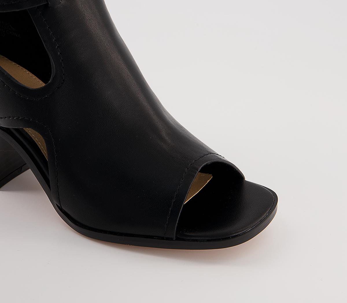 Office Monty Cut Out Shoe Boots Office Monty Cut Out Shoe Boots Black