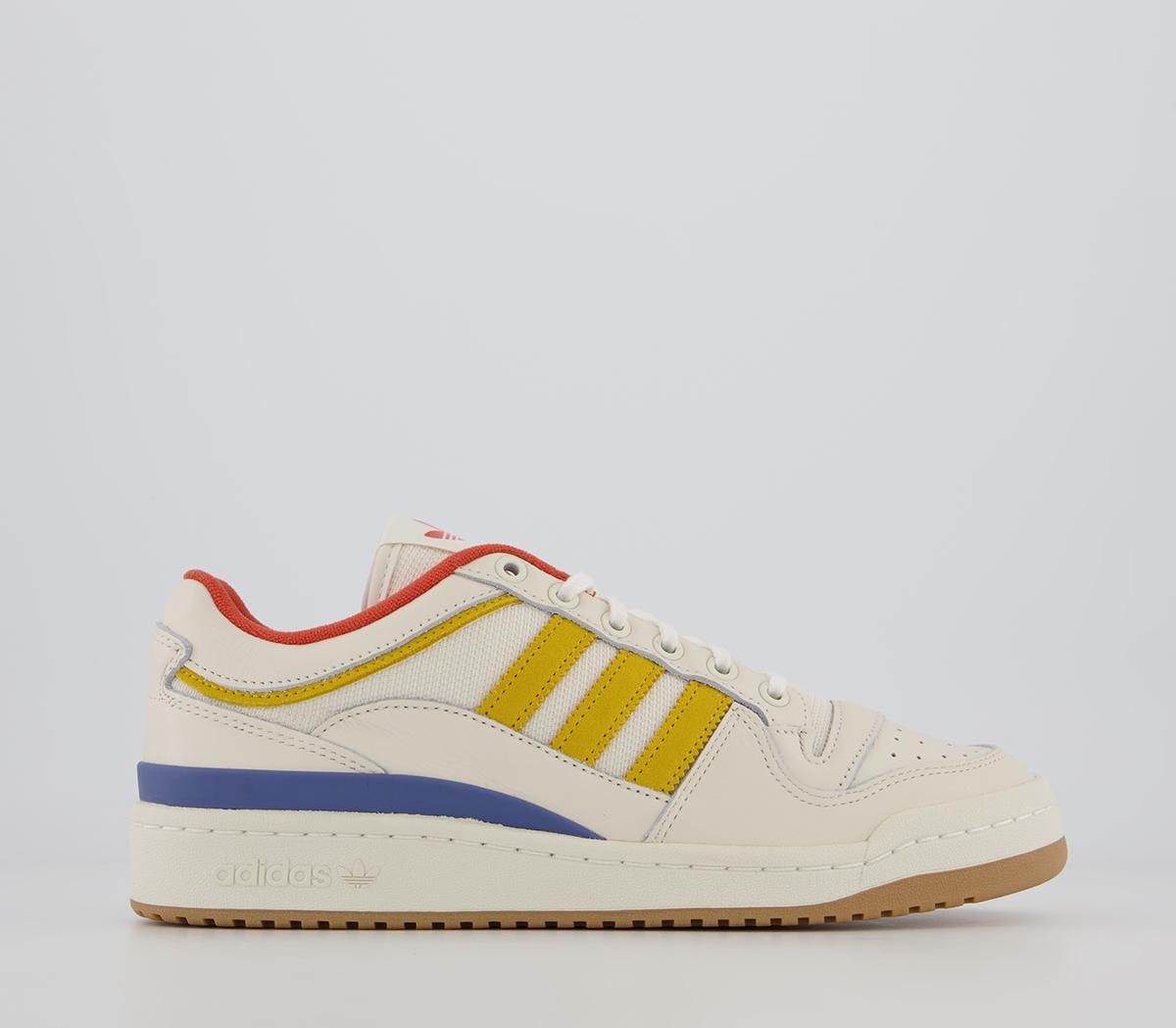 adidas ConsortiumForum Low Woodwood TrainersOff White Yellow Altered Amber