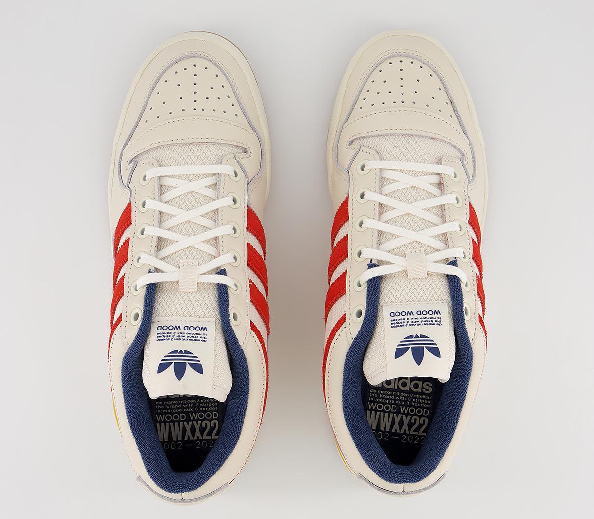 adidas Consortium Forum Low Woodwood Trainers adidas Consortium Forum Low Woodwood Trainers Off White Altered Amber Yellow