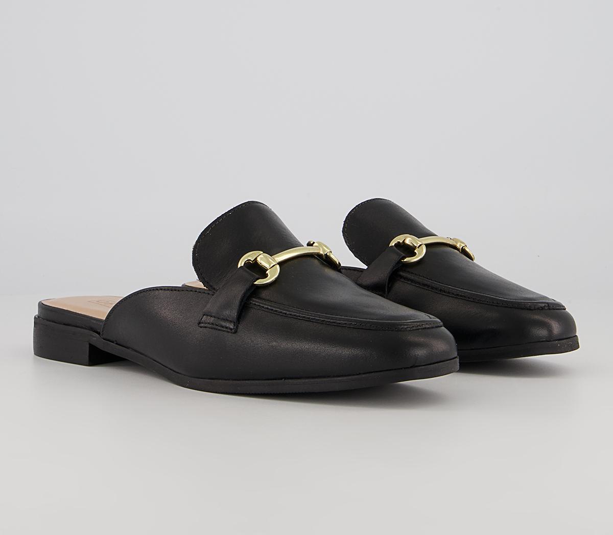 Office Filters Snaffle Loafer Mules Office Filters Snaffle Loafer Mules Black Leather