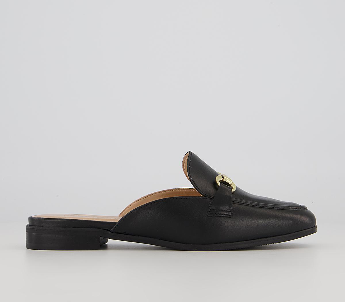 Office Filters Snaffle Loafer Mules Office Filters Snaffle Loafer Mules Black Leather