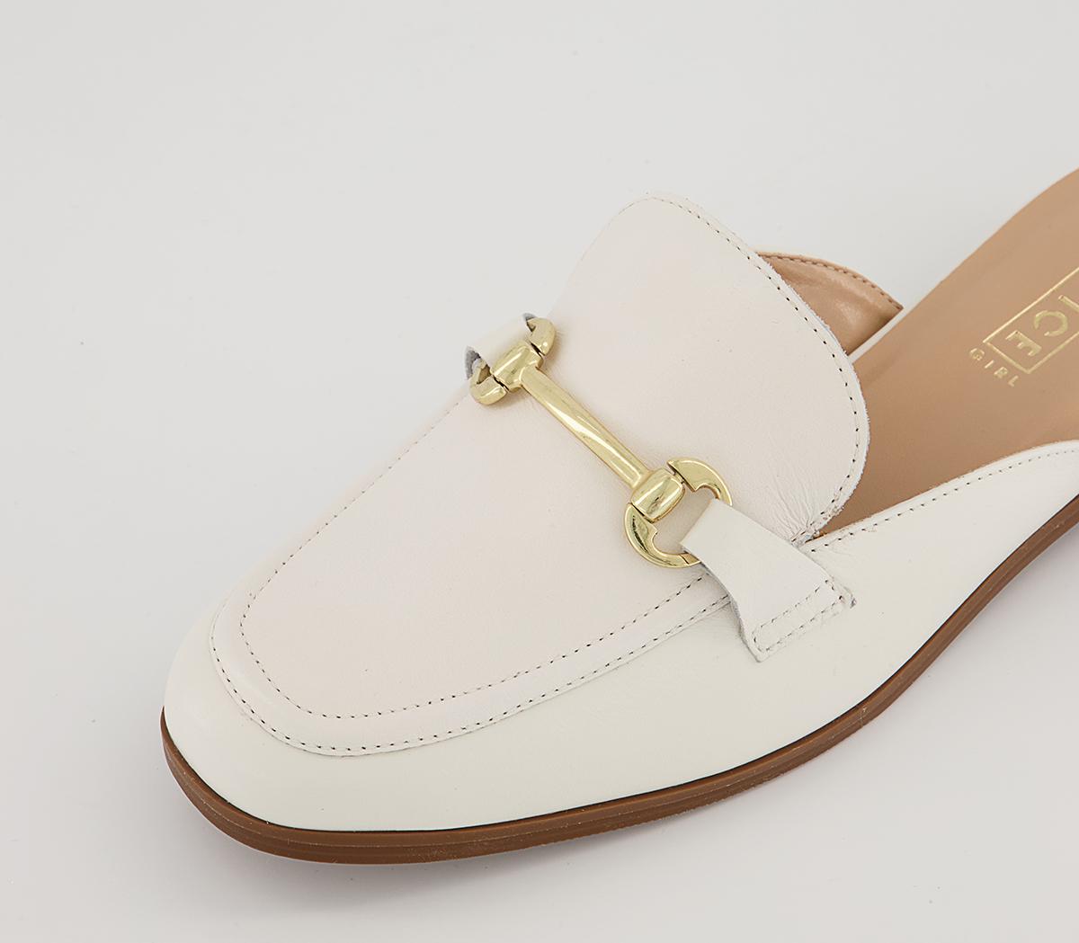Office Filters Snaffle Loafer Mules Office Filters Snaffle Loafer Mules Off White Leather