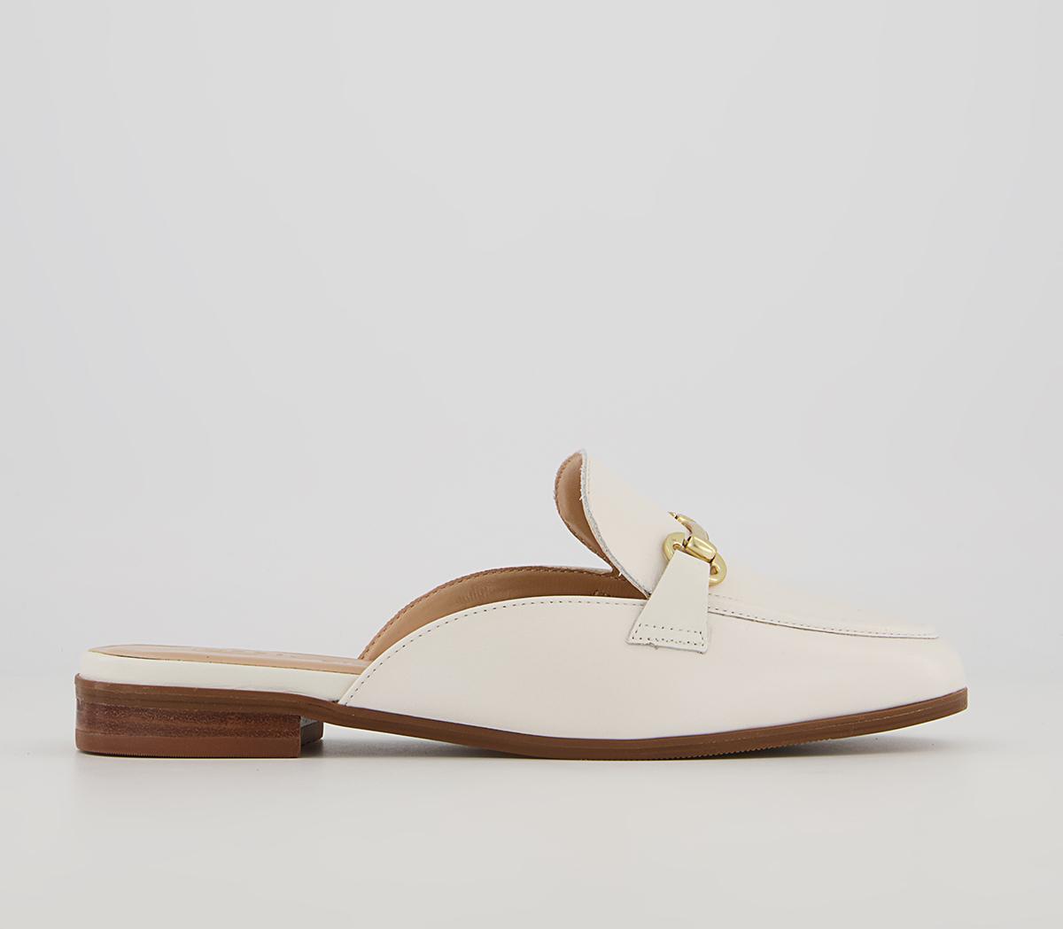 Office Filters Snaffle Loafer Mules Office Filters Snaffle Loafer Mules Off White Leather