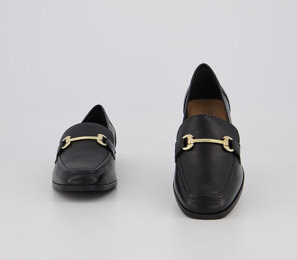 Office Felt Snaffle Loafers Office Felt Snaffle Loafers Black Leather