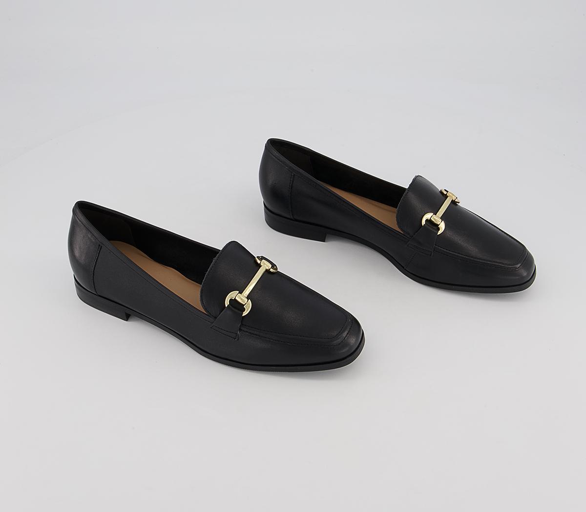Office Felt Snaffle Loafers Office Felt Snaffle Loafers Black Leather