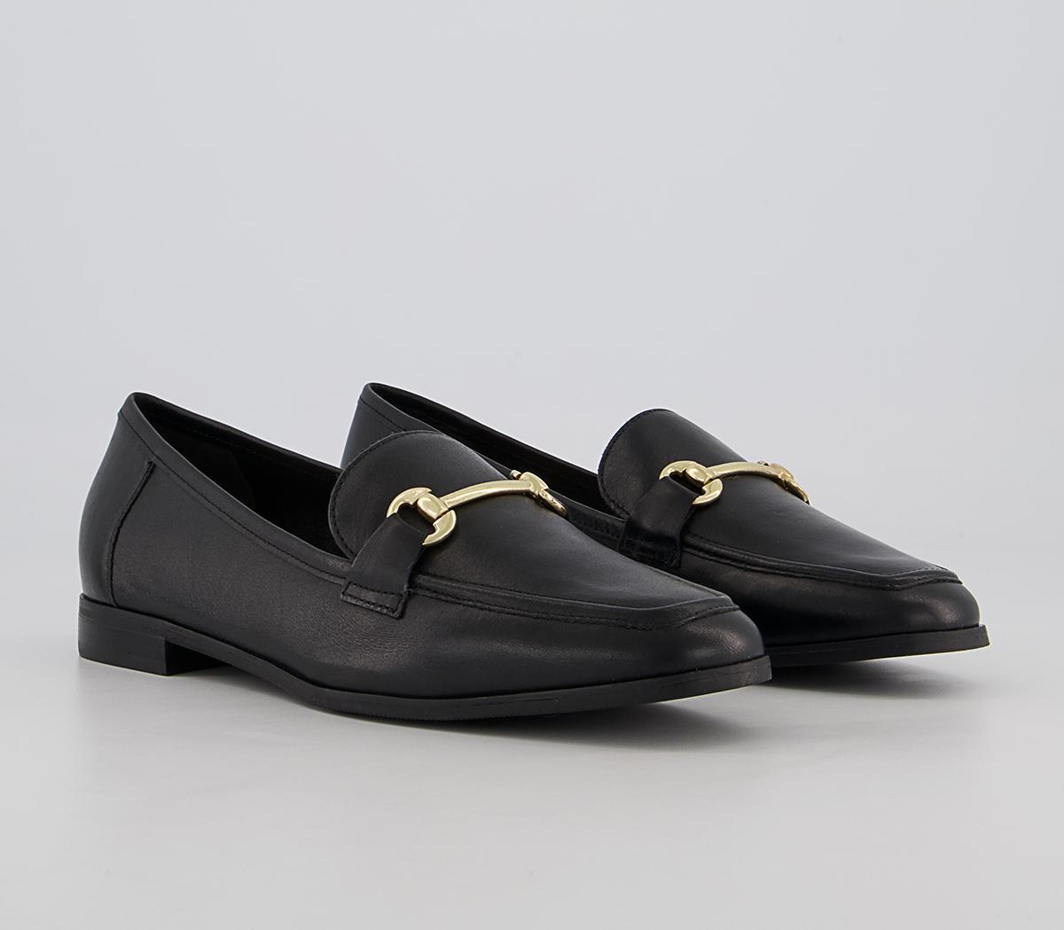 Office Felt Snaffle Loafers Office Felt Snaffle Loafers Black Leather