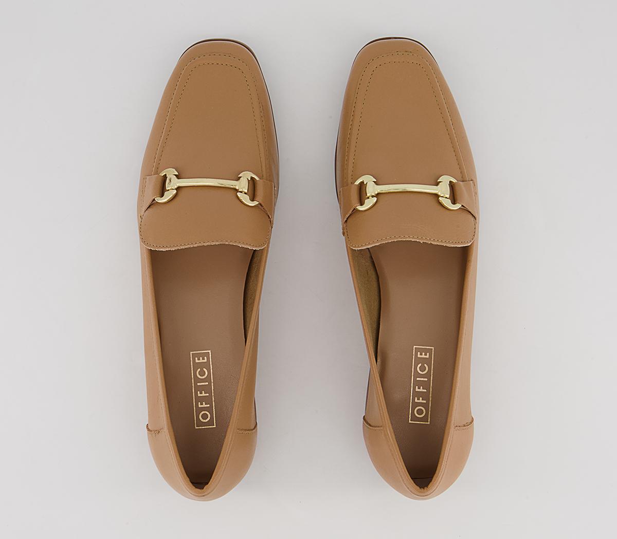 Office Felt Snaffle Loafers Office Felt Snaffle Loafers Camel Leather