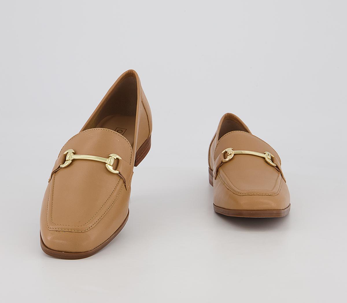 Office Felt Snaffle Loafers Office Felt Snaffle Loafers Camel Leather