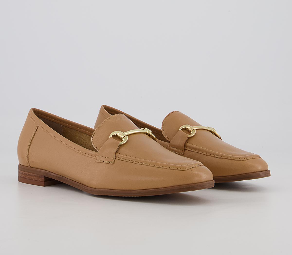 Office Felt Snaffle Loafers Office Felt Snaffle Loafers Camel Leather