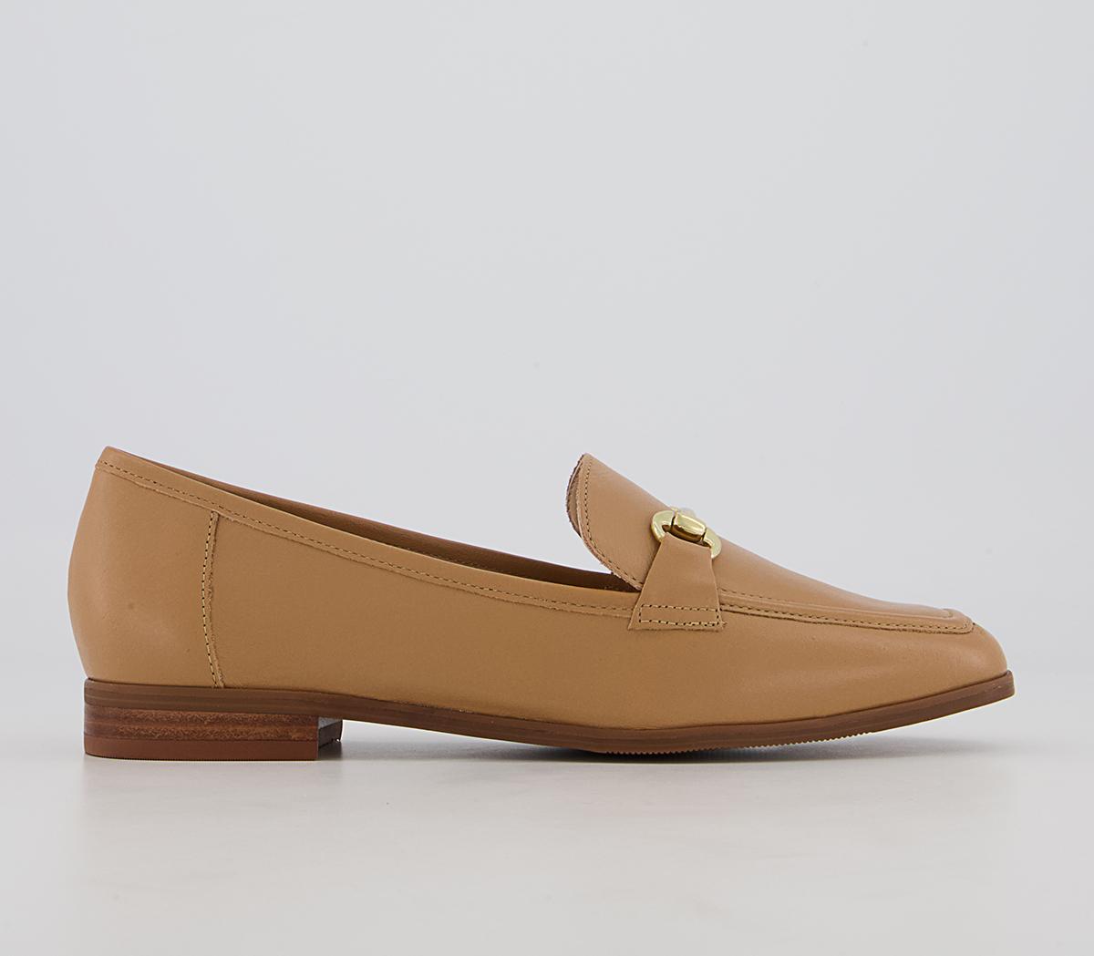 Office Felt Snaffle Loafers Office Felt Snaffle Loafers Camel Leather