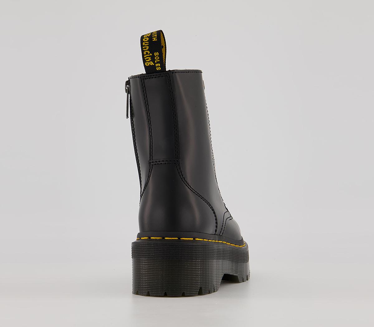 Dr. Martens Jarrick 8 Tie Boots Dr. Martens Jarrick 8 Tie Boots Black Smooth