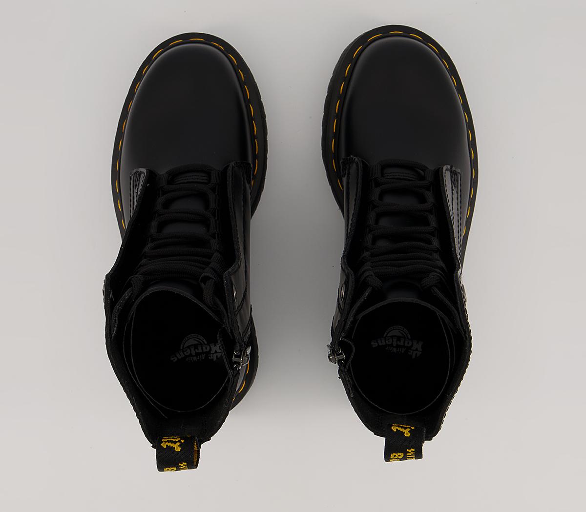 Dr. Martens Jarrick 8 Tie Boots Dr. Martens Jarrick 8 Tie Boots Black Smooth