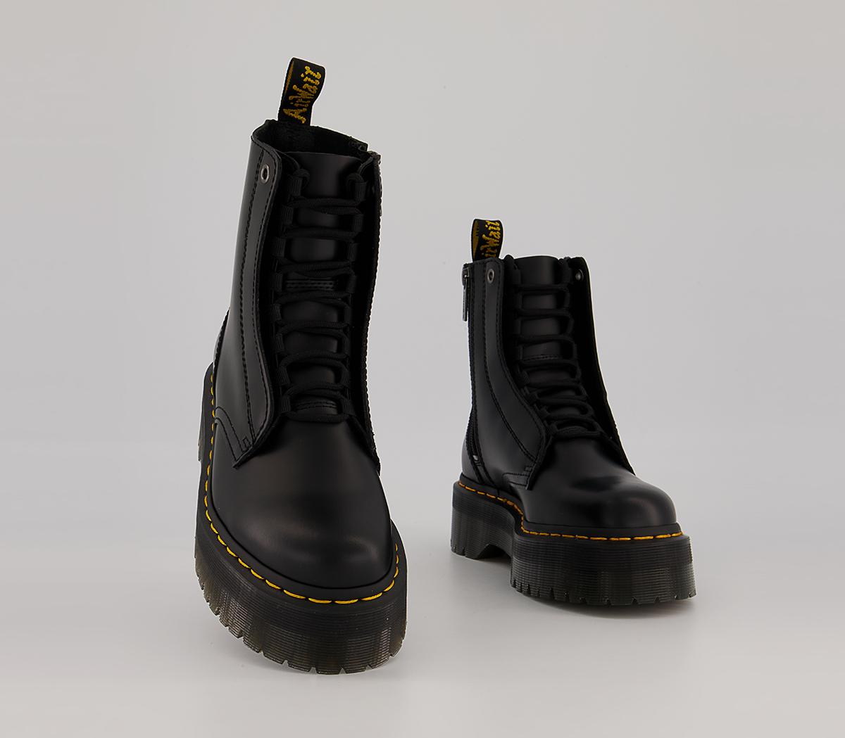 Dr. Martens Jarrick 8 Tie Boots Dr. Martens Jarrick 8 Tie Boots Black Smooth