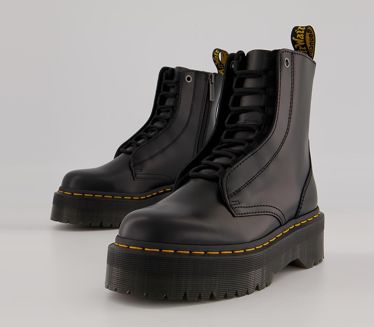 Dr. Martens Jarrick 8 Tie Boots Dr. Martens Jarrick 8 Tie Boots Black Smooth