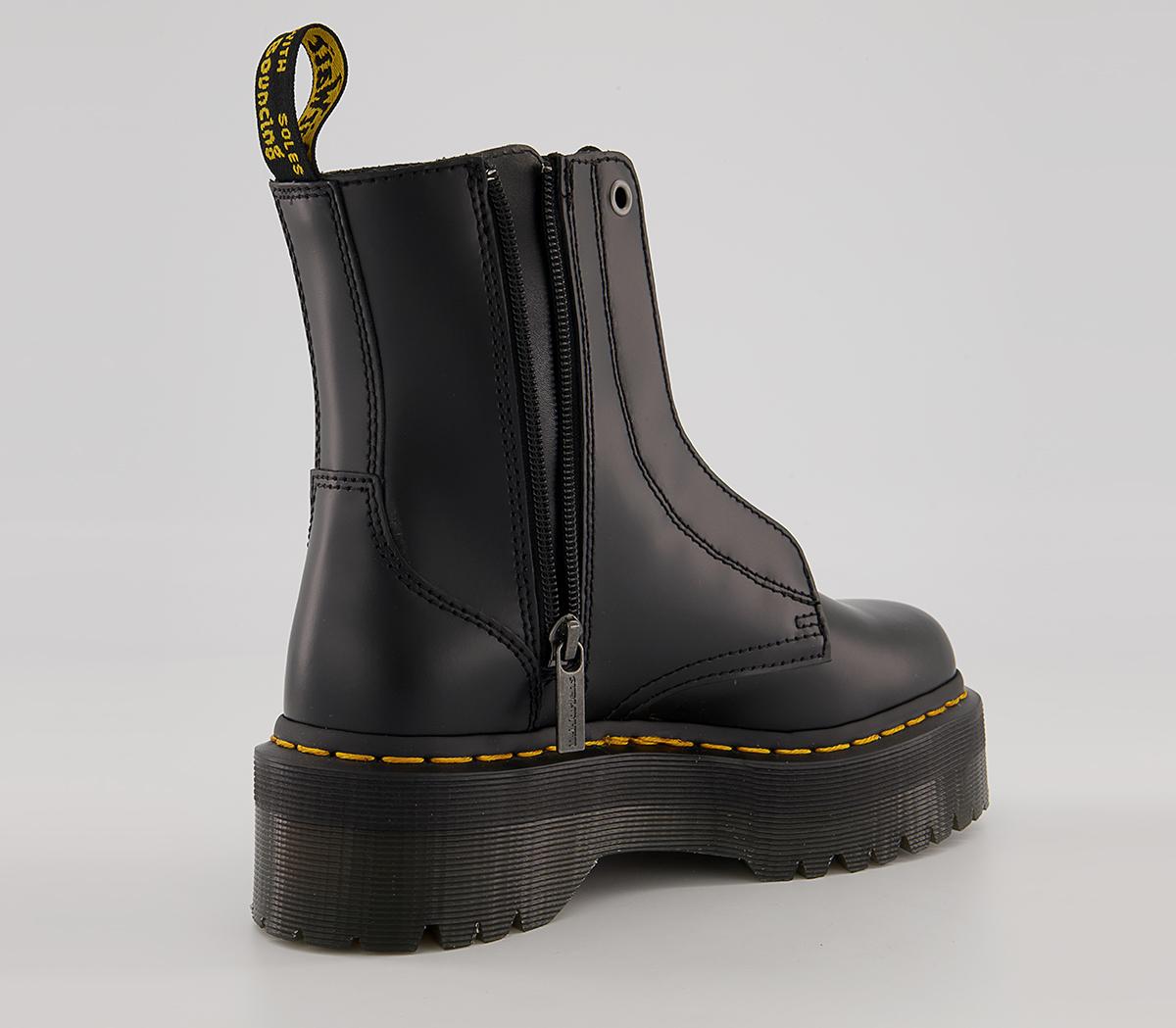 Dr. Martens Jarrick 8 Tie Boots Dr. Martens Jarrick 8 Tie Boots Black Smooth