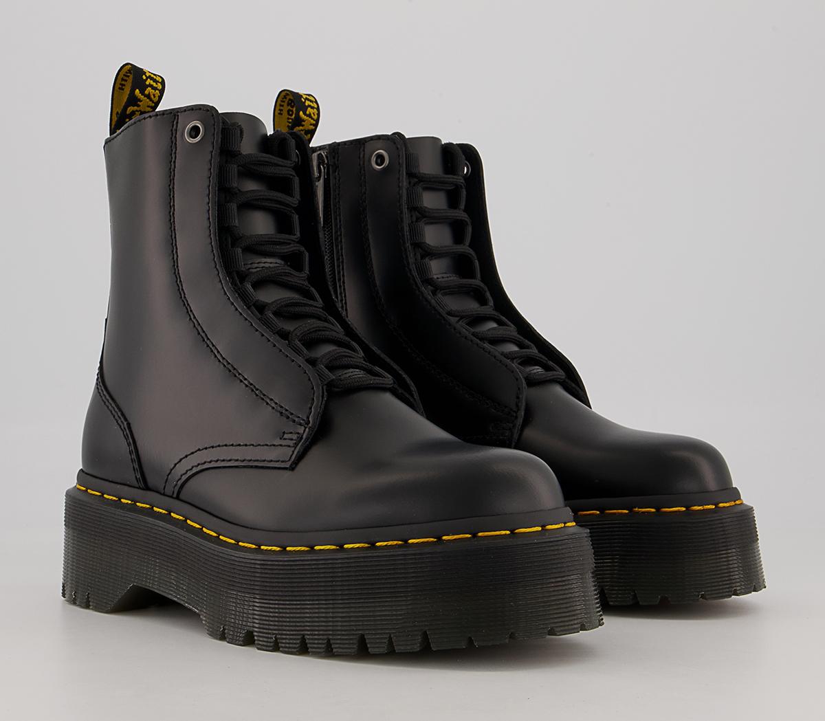 Dr. Martens Jarrick 8 Tie Boots Dr. Martens Jarrick 8 Tie Boots Black Smooth