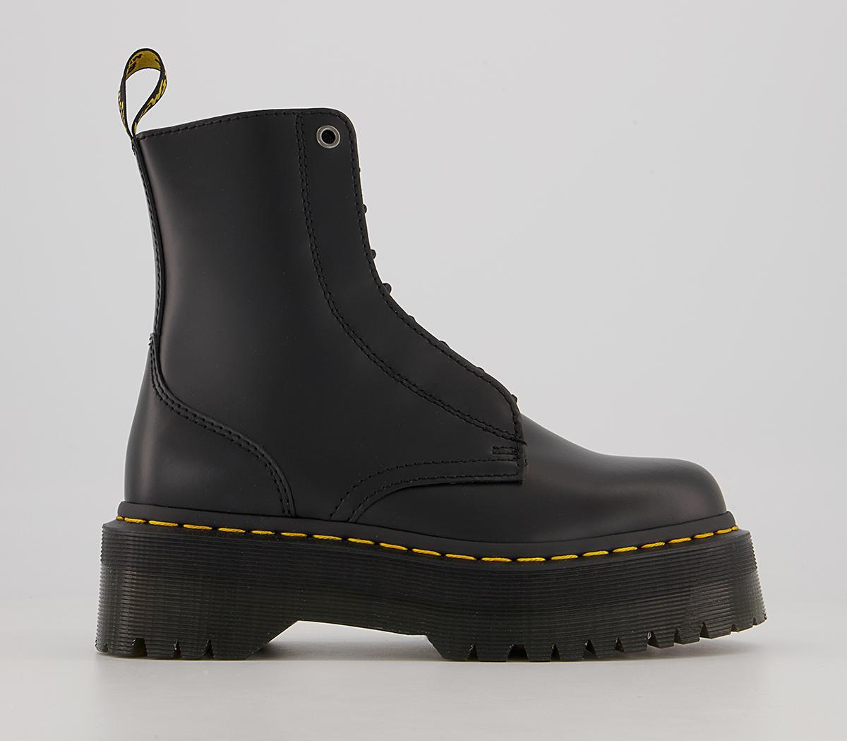 Dr. Martens Jarrick 8 Tie Boots Dr. Martens Jarrick 8 Tie Boots Black Smooth