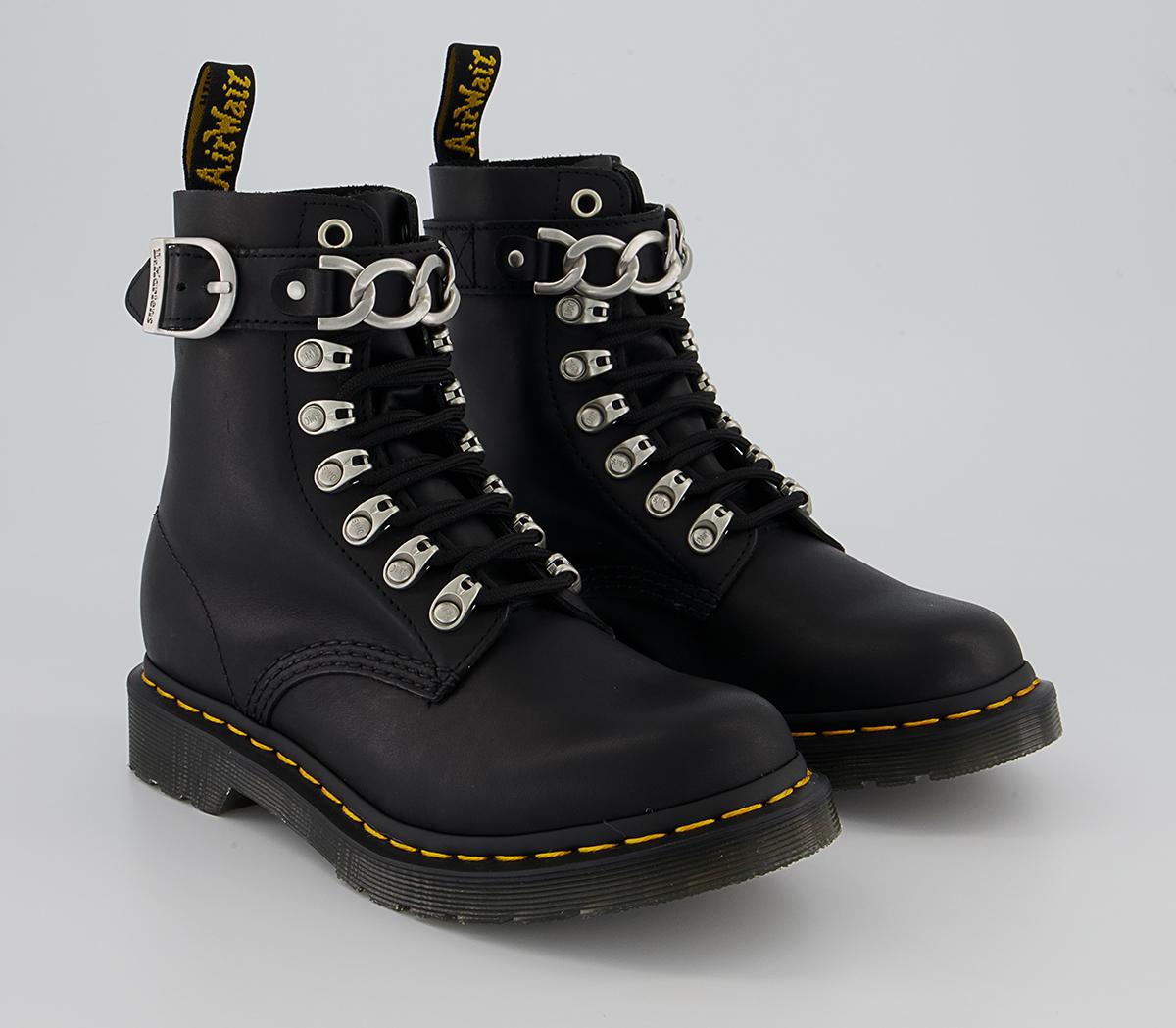 Dr. Martens 1460 Pascal Chain Boots Dr. Martens 1460 Pascal Chain Boots Black Sendal