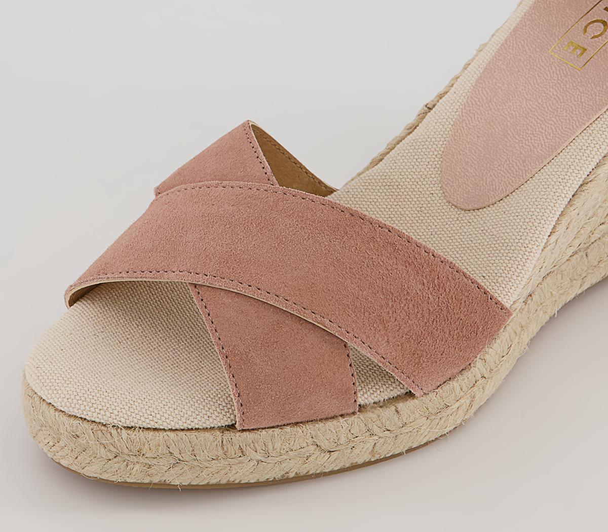 OFFICEMooch Cross Strap Espadrille Wedges OFFICEMooch Cross Strap Espadrille WedgesBeige Leather