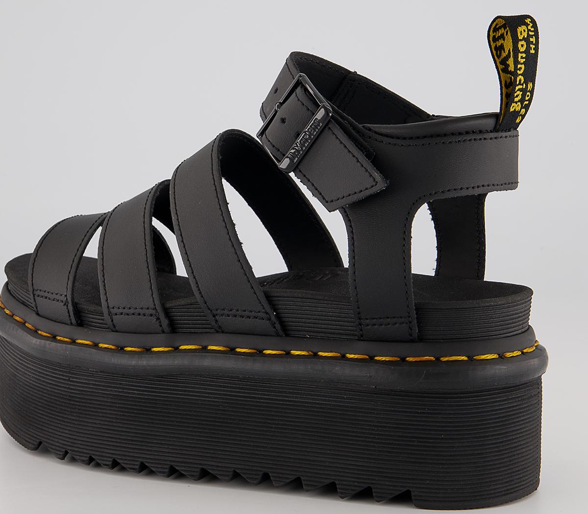 Dr. Martens Blaire Quad Sandals Black Hydro - Women’s Sandals