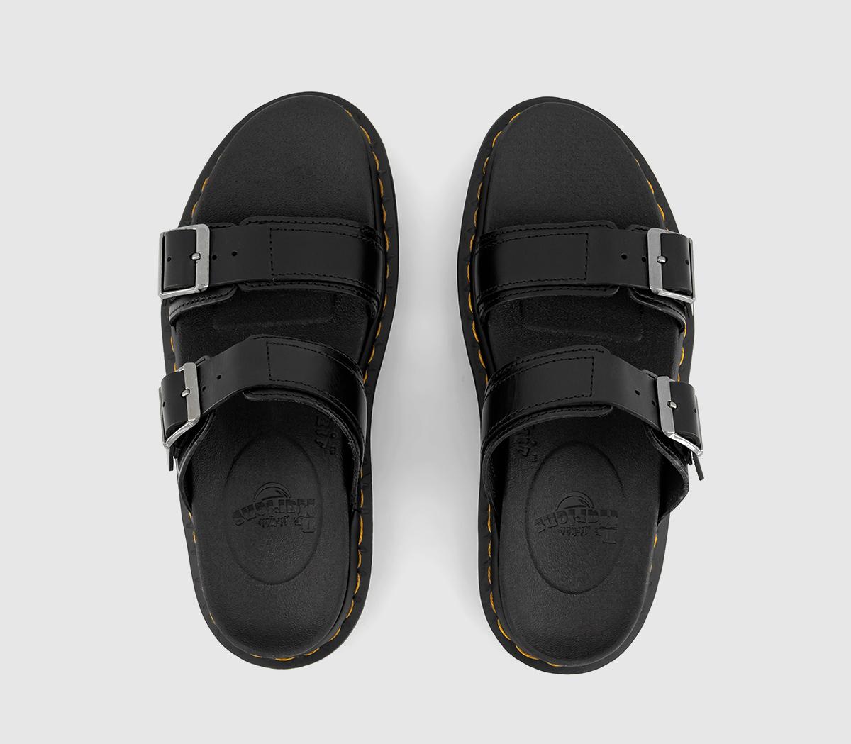 Dr. Martens Myles Slides Black Brando - Women’s Sandals