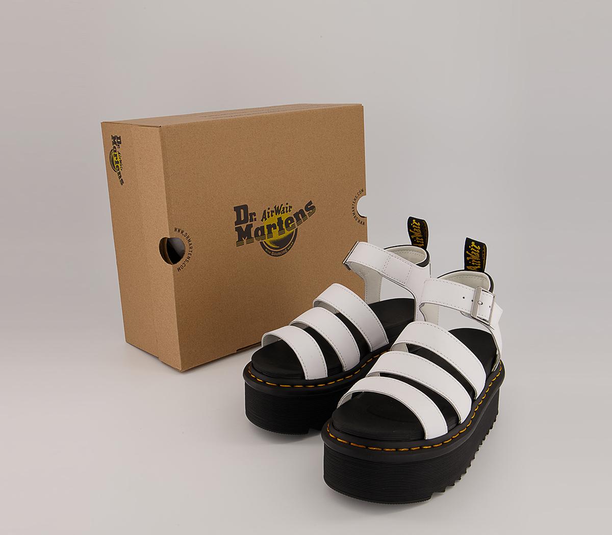 Dr. Martens Blaire Quad Lightweight Platform Sandals Dr. Martens Blaire Quad Lightweight Platform Sandals White Hydro