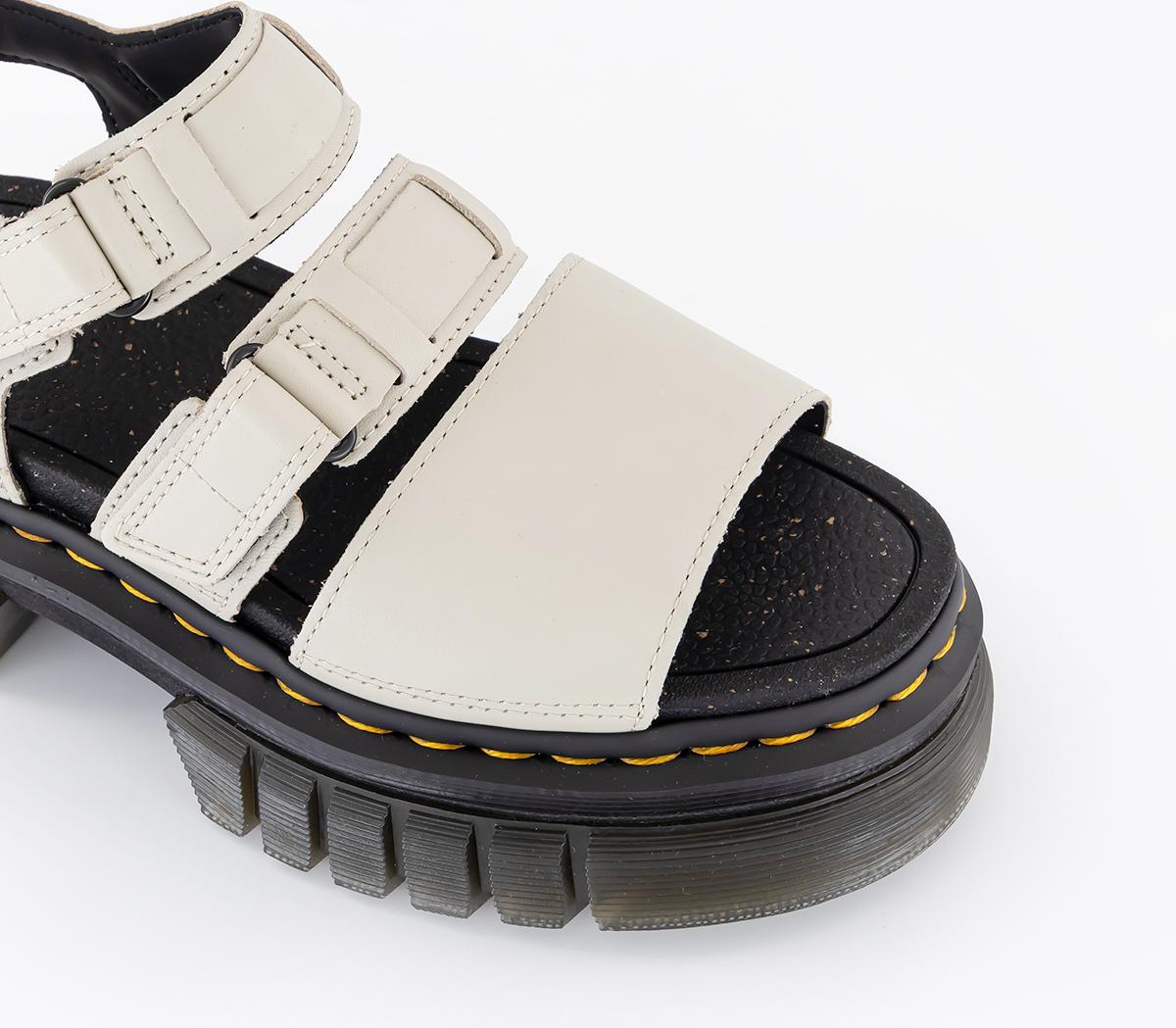 Dr. Martens Ricki 3-strap Sandals Dr. Martens Ricki 3-strap Sandals Cobblestone Grey Nappa Lux