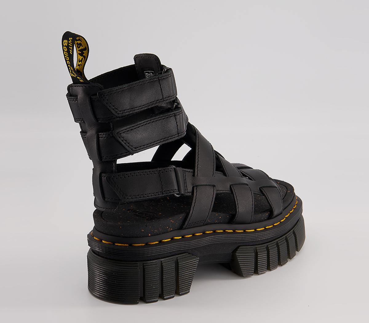 Dr. Martens Ricki Gladiator Sandals Dr. Martens Ricki Gladiator Sandals Black Nappa Lux
