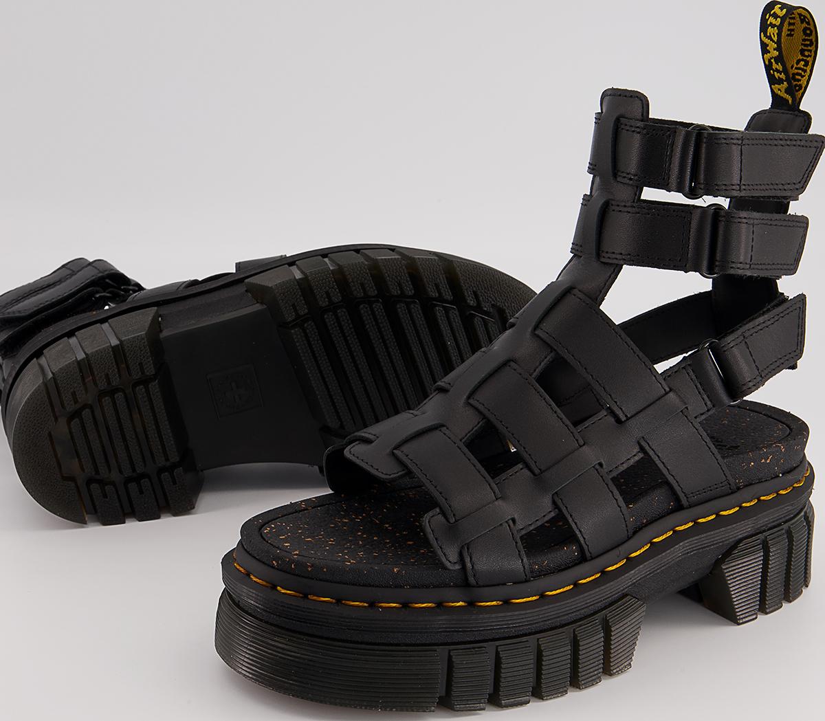 Dr. Martens Ricki Gladiator Sandals Dr. Martens Ricki Gladiator Sandals Black Nappa Lux