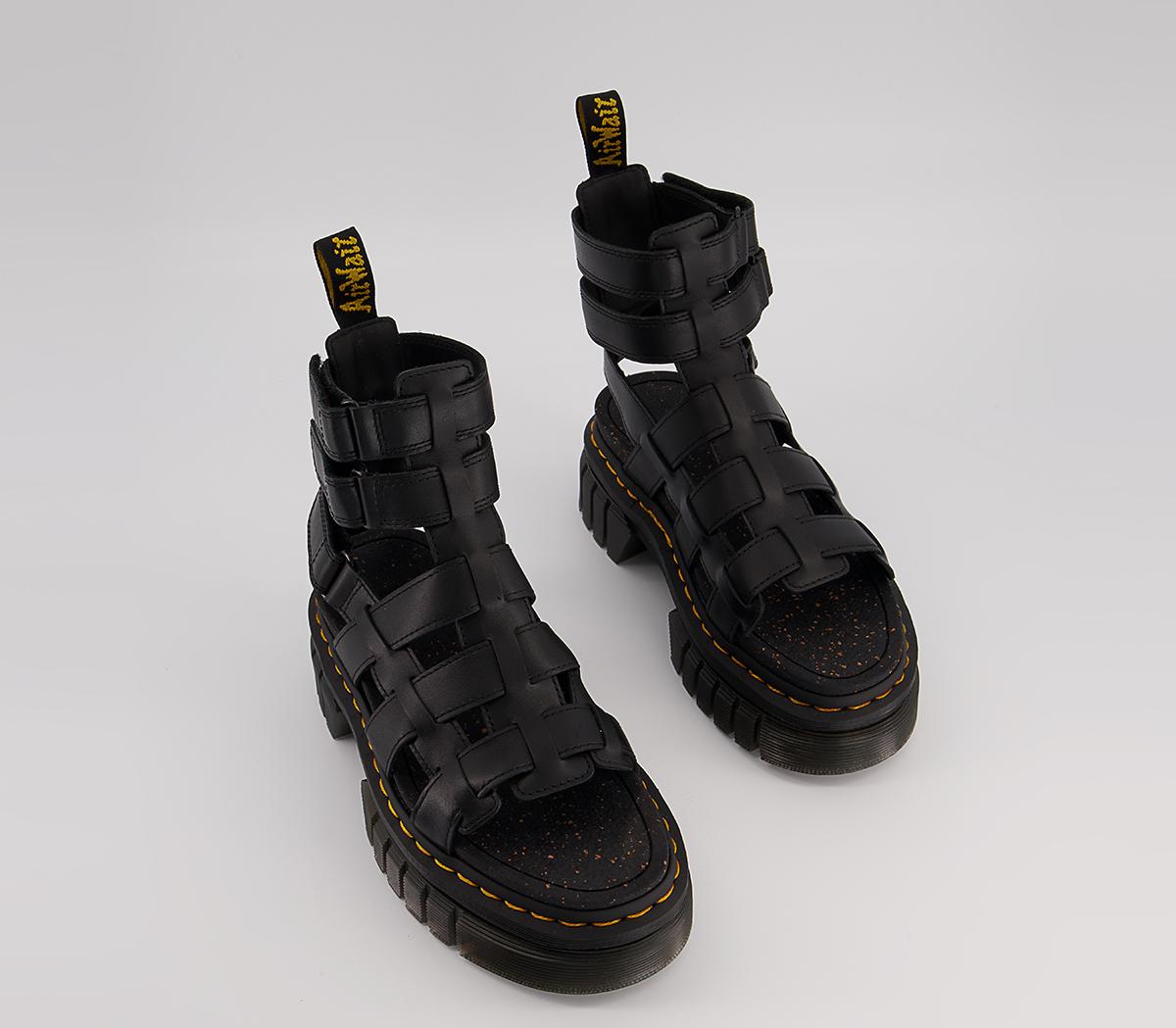 Dr. Martens Ricki Gladiator Sandals Dr. Martens Ricki Gladiator Sandals Black Nappa Lux