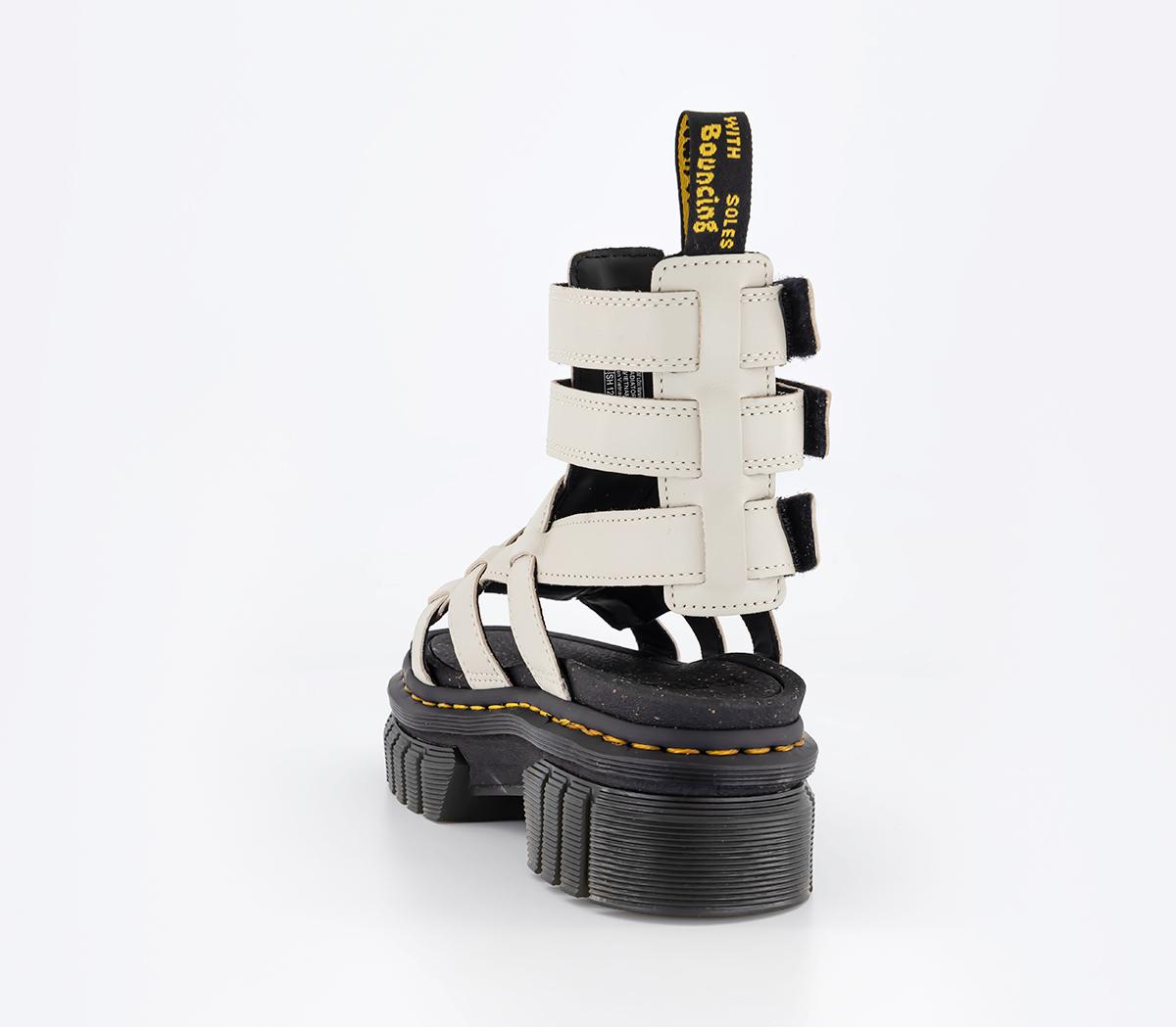 Dr. MartensRicki Gladiator SandalsCobblestone Grey Nappa Lux