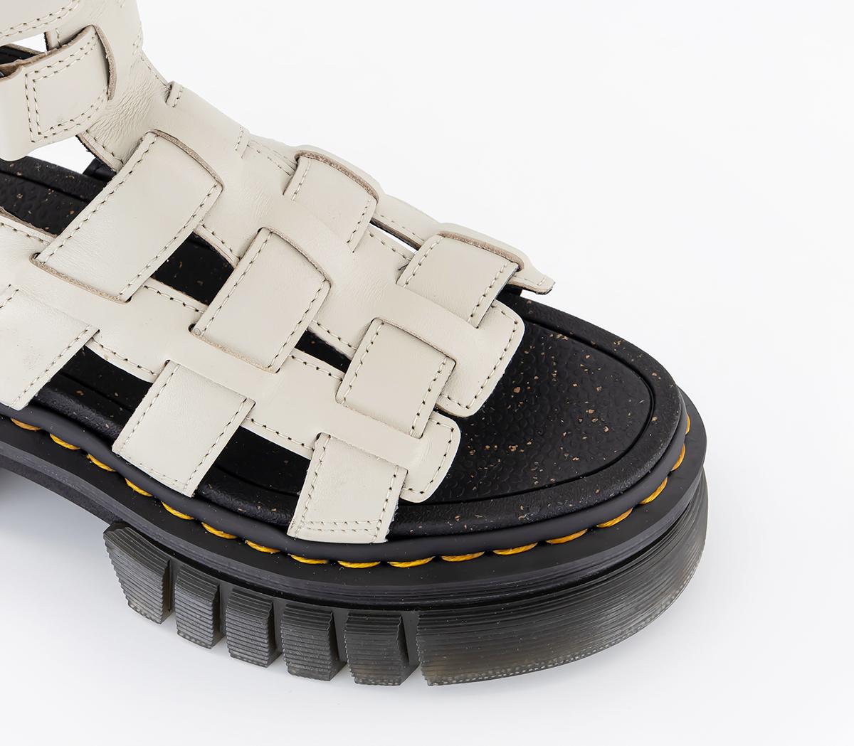 Dr. MartensRicki Gladiator SandalsCobblestone Grey Nappa Lux