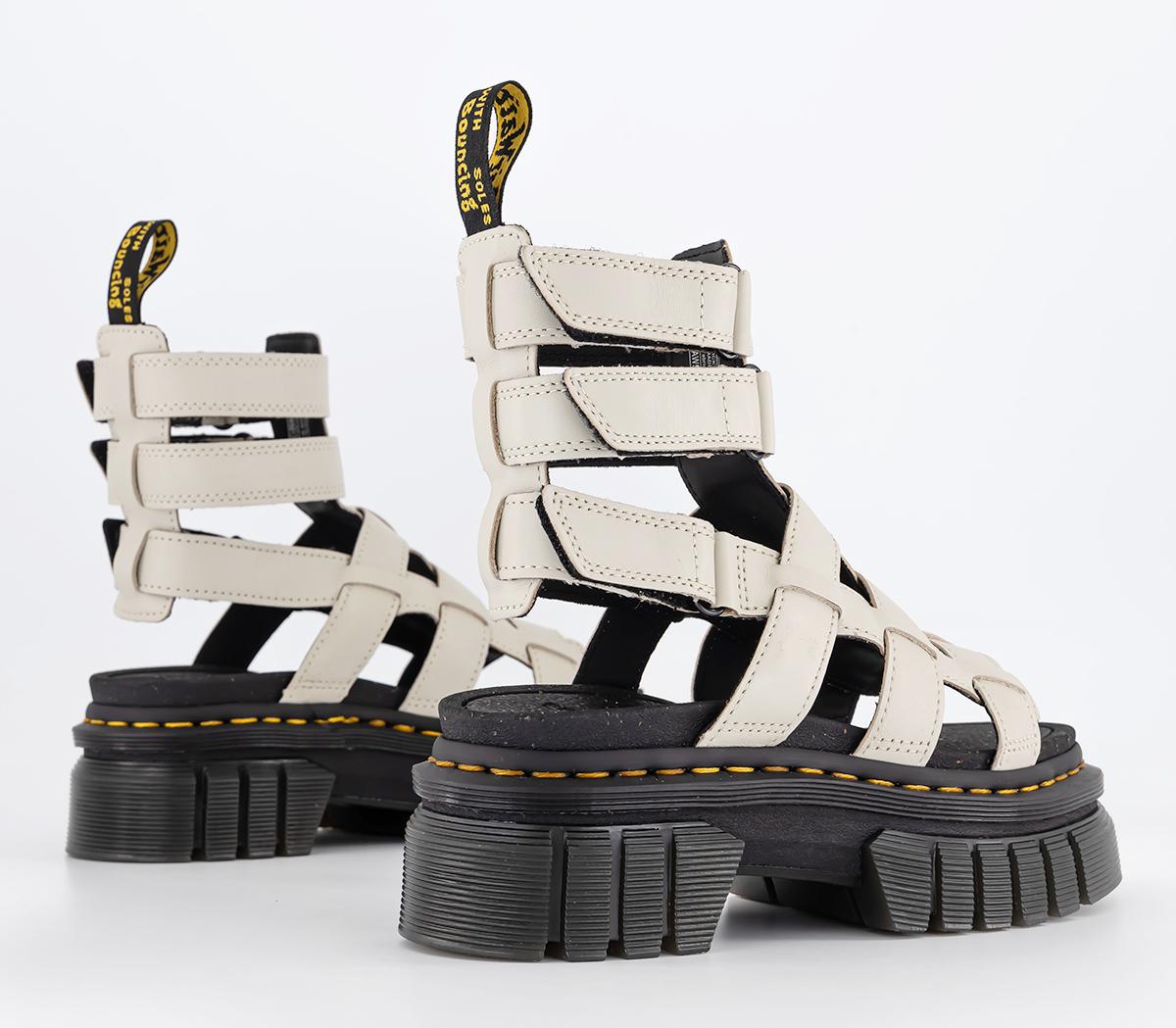 Dr. MartensRicki Gladiator SandalsCobblestone Grey Nappa Lux