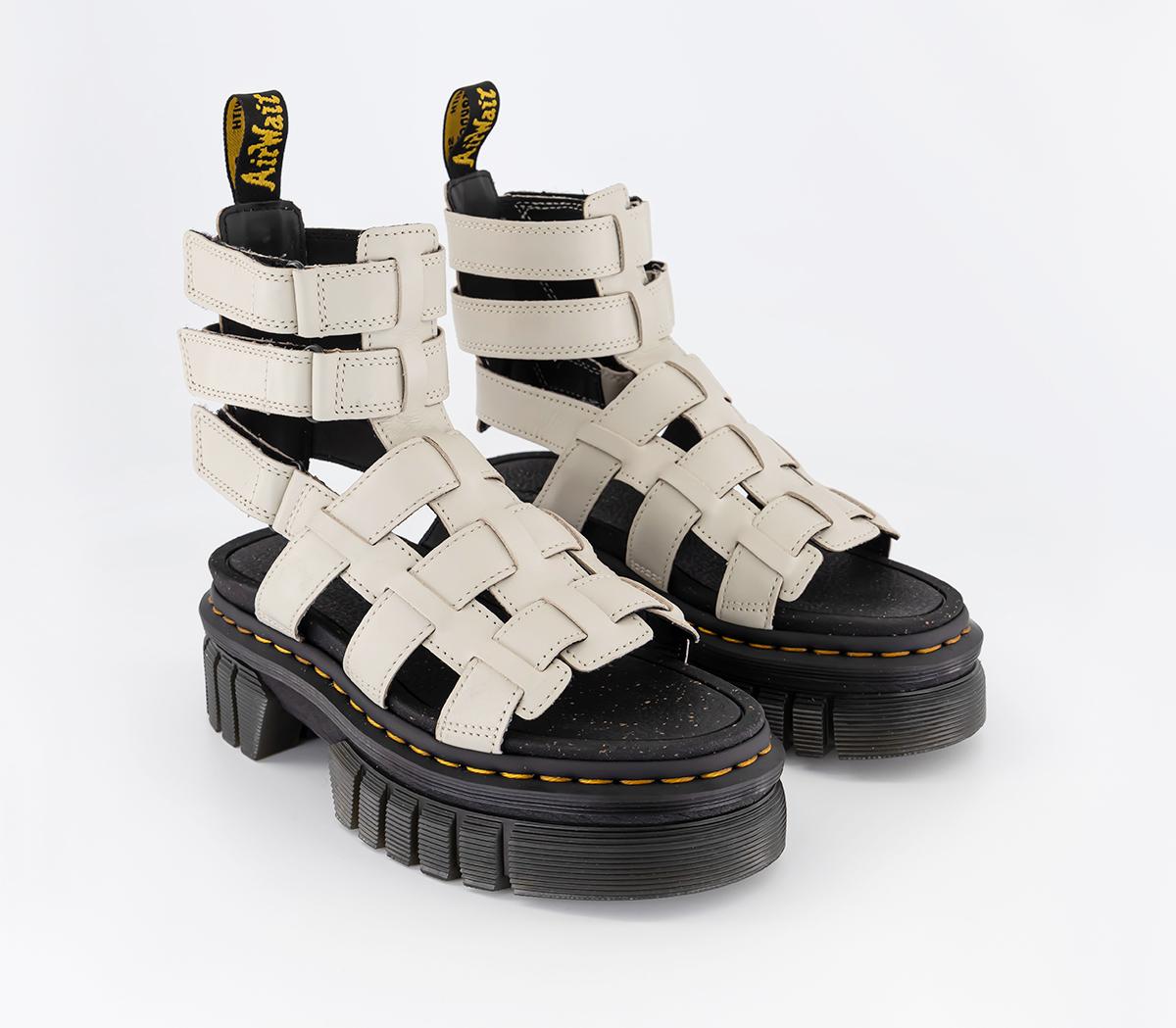 Dr. MartensRicki Gladiator SandalsCobblestone Grey Nappa Lux