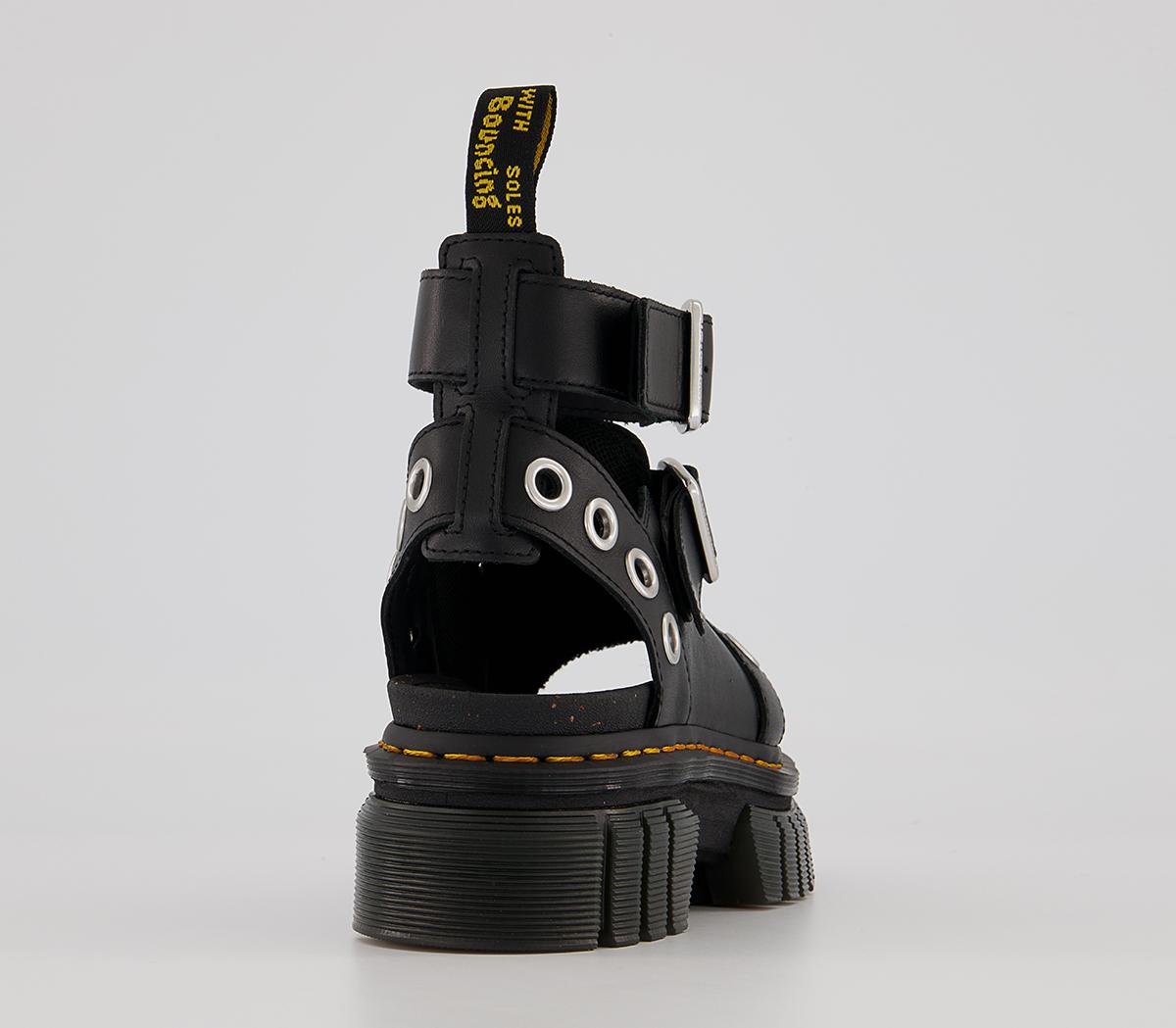 Dr. Martens Ricki Hdw Sandals Dr. Martens Ricki Hdw Sandals Black Nappa Lux