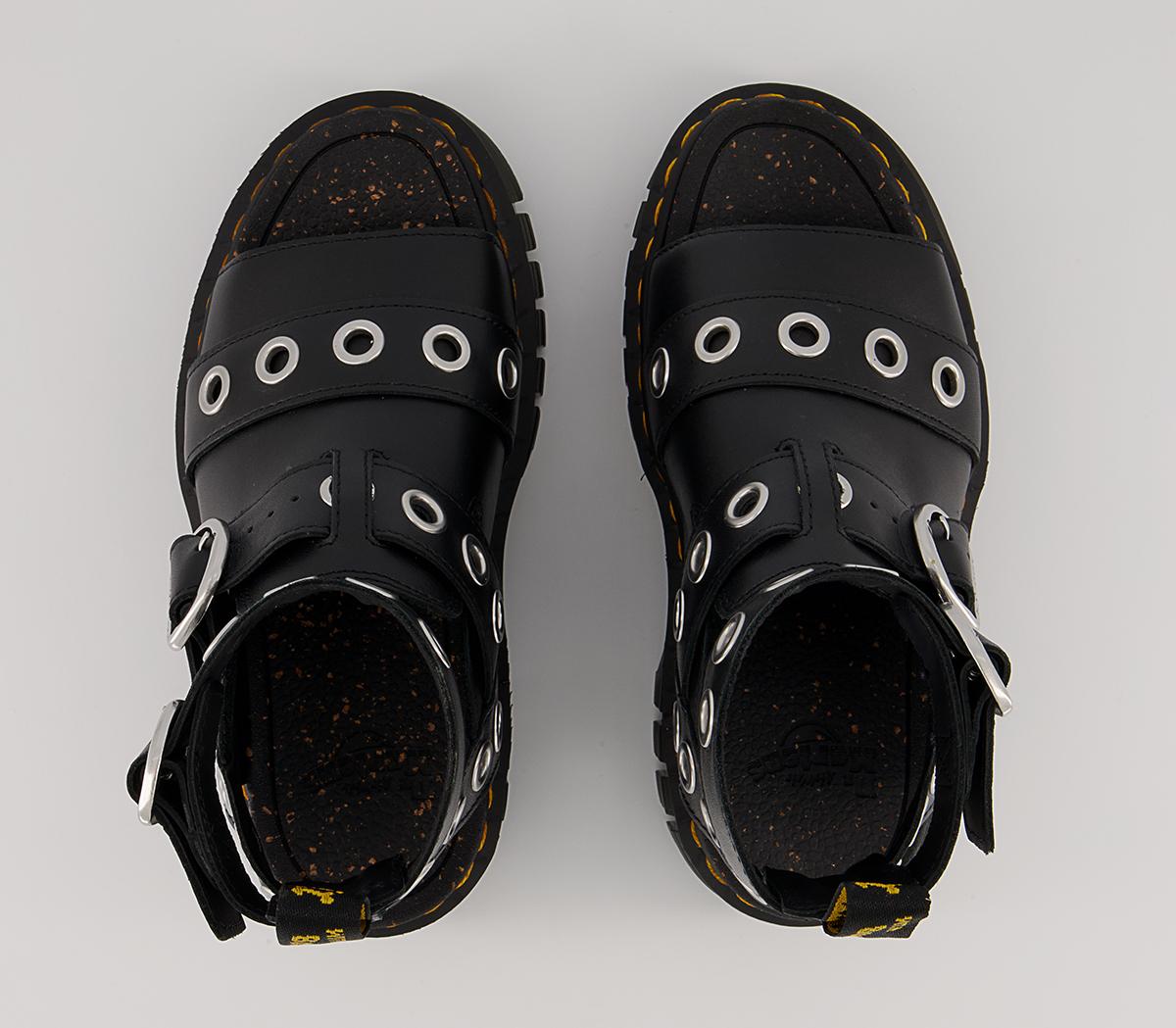 Dr. Martens Ricki Hdw Sandals Dr. Martens Ricki Hdw Sandals Black Nappa Lux