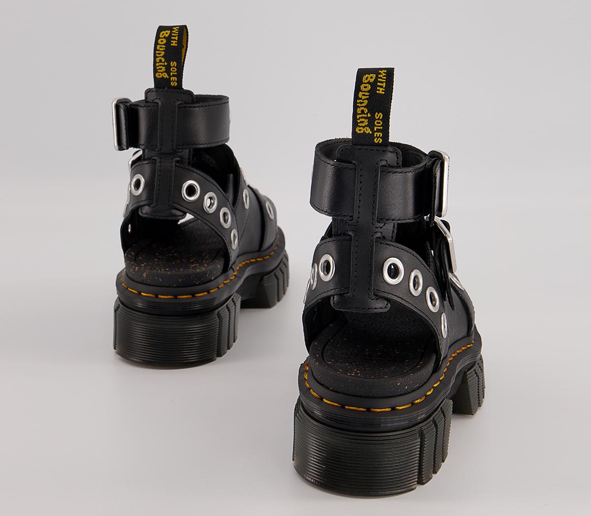 Dr. Martens Ricki Hdw Sandals Dr. Martens Ricki Hdw Sandals Black Nappa Lux