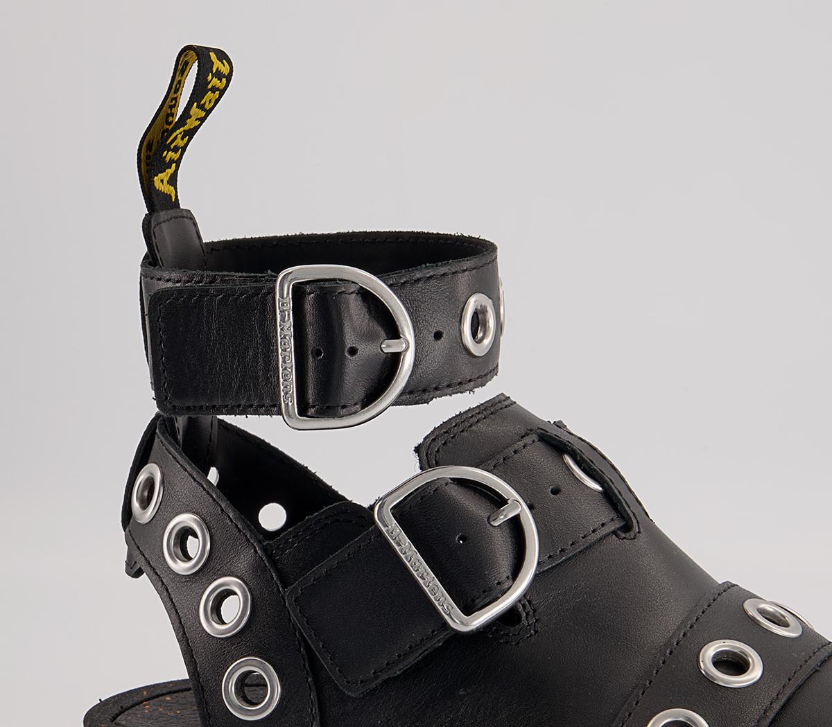 Dr. Martens Ricki Hdw Sandals Dr. Martens Ricki Hdw Sandals Black Nappa Lux