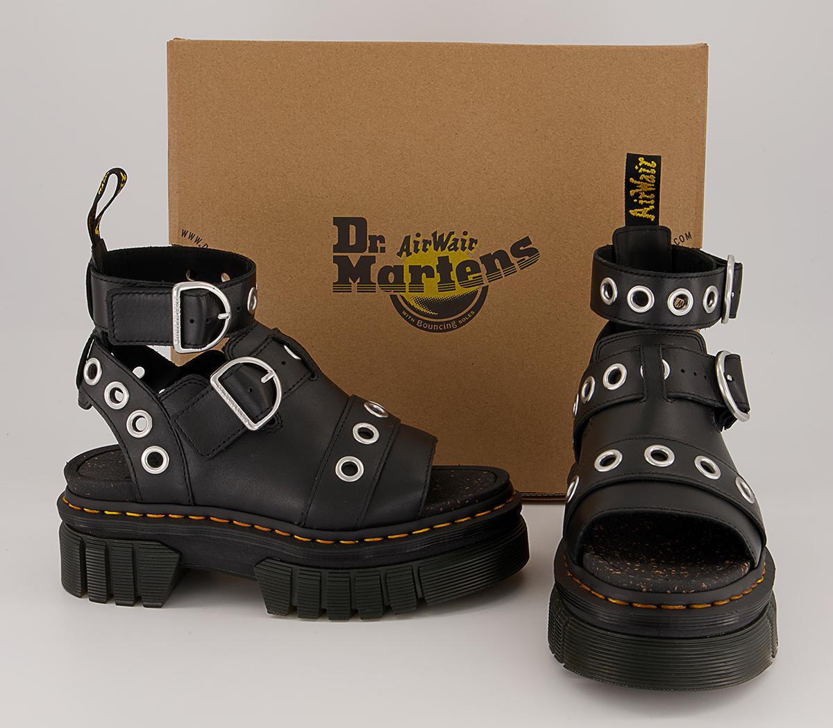 Dr. Martens Ricki Hdw Sandals Dr. Martens Ricki Hdw Sandals Black Nappa Lux