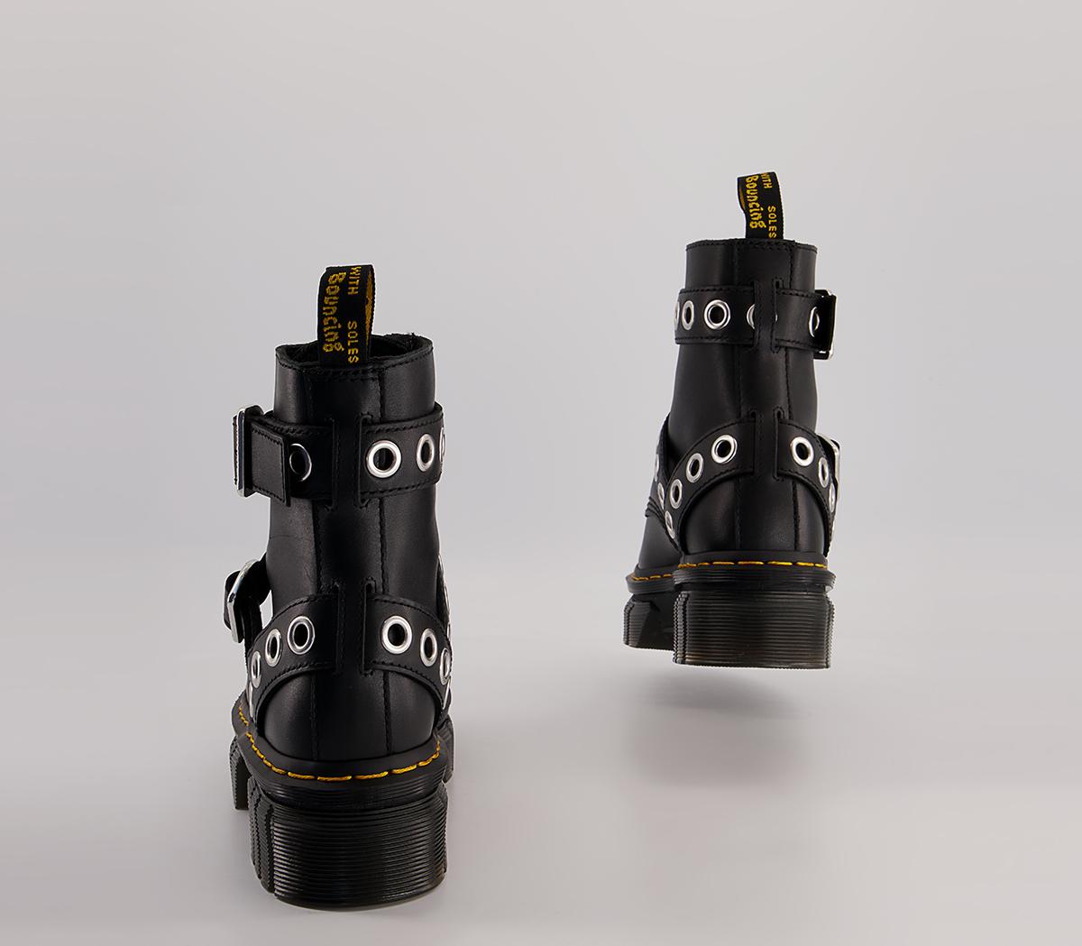 Dr. Martens Audrick 8IB Hardware Boots Dr. Martens Audrick 8IB Hardware Boots Black Nappa Lux