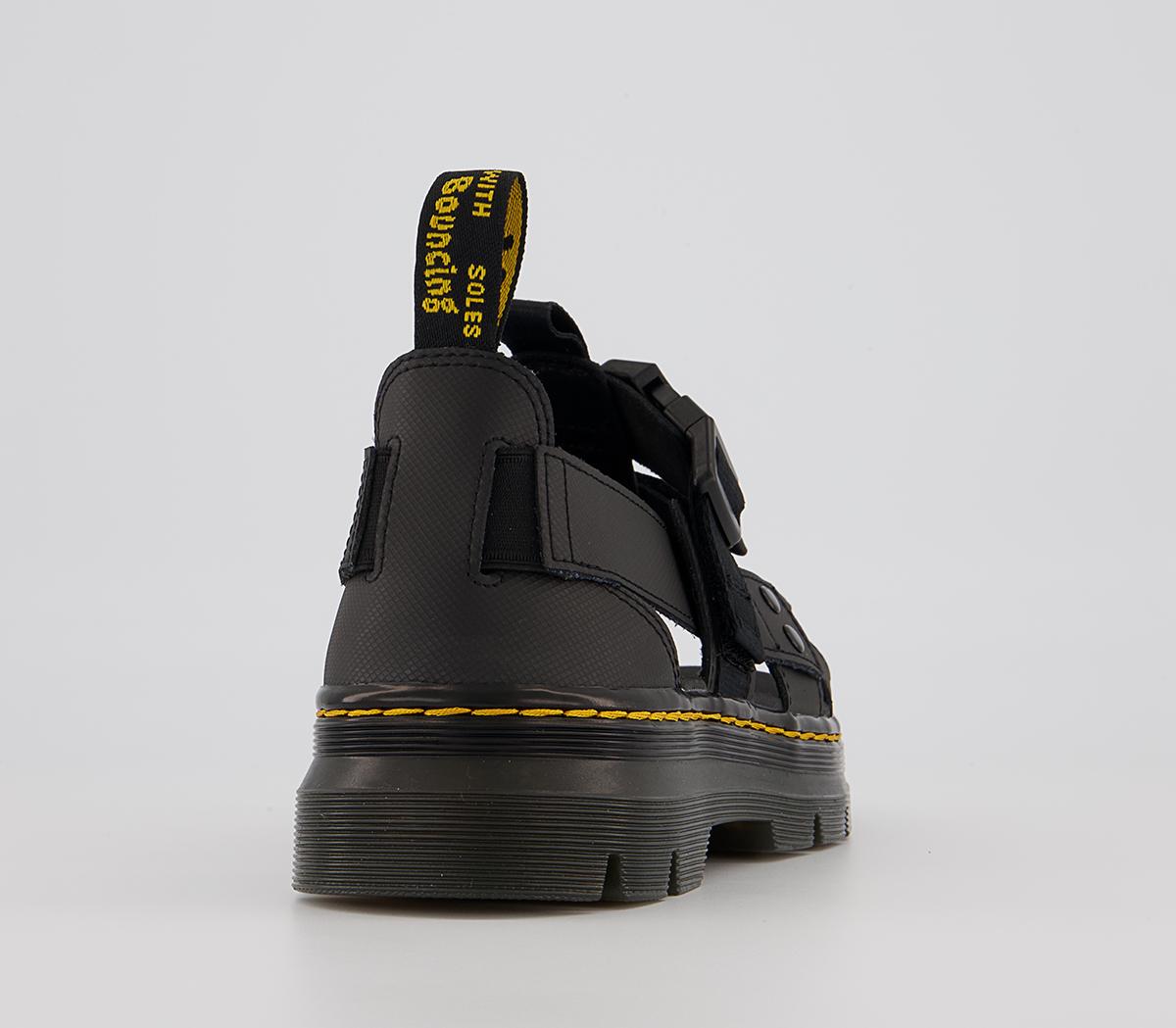 Dr. Martens Pearson Sandals Dr. Martens Pearson Sandals Black Element Black Webbing